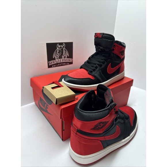 Air Jordan (W) 1 Retro High OG "SATIN BRED" 2023 - Size 8W - fd4810 061 - Picture 4 of 14